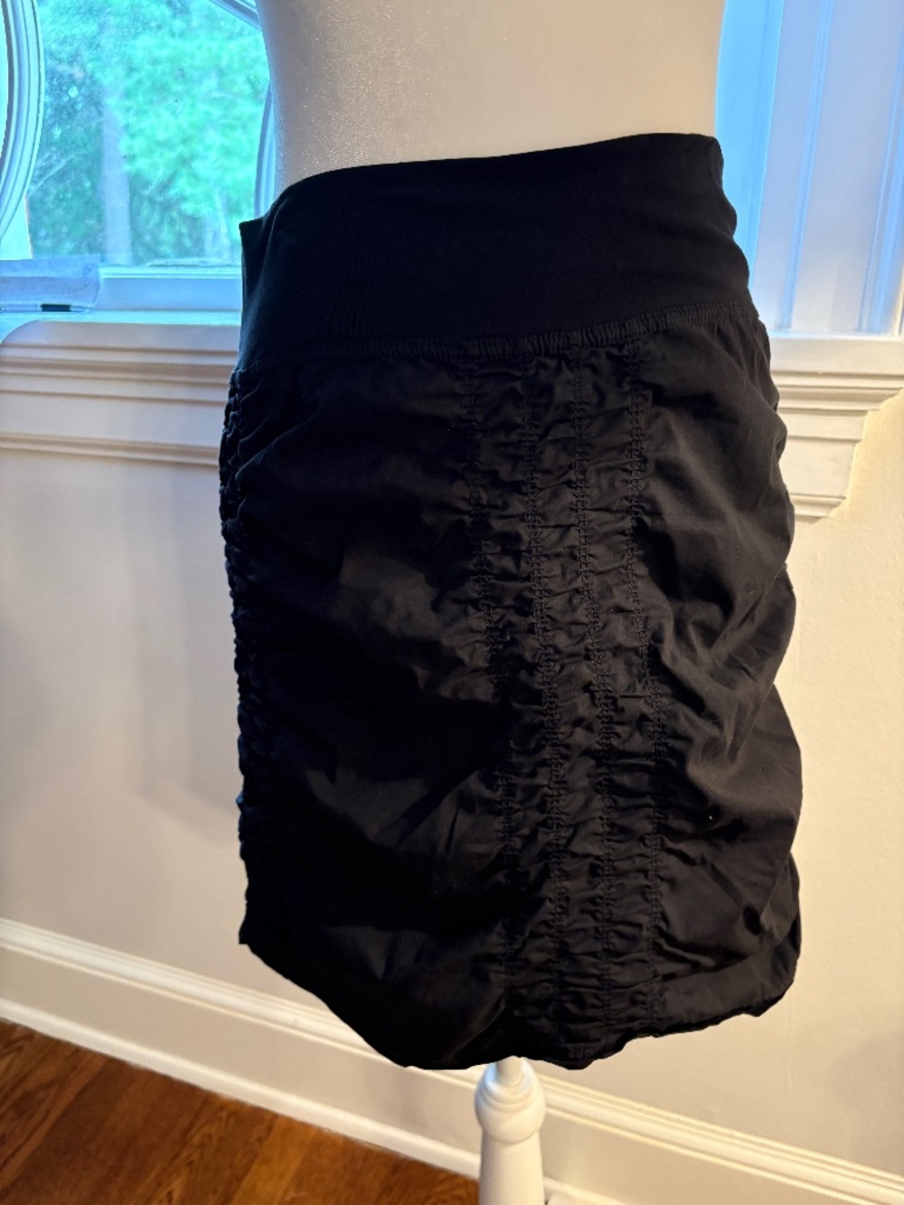 Wearables Rushed Black Skirt 18 1/2 " long Never worn